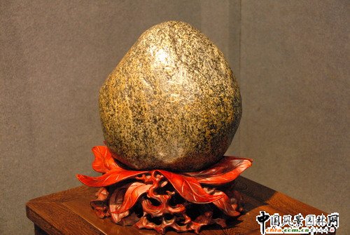 奇石-寿桃-盆景奇石